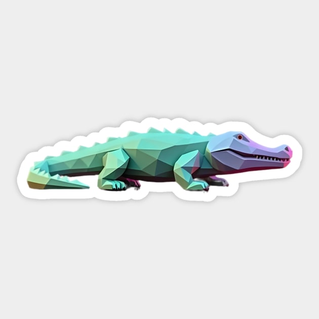 3D Crocodile Sticker by animegirlnft